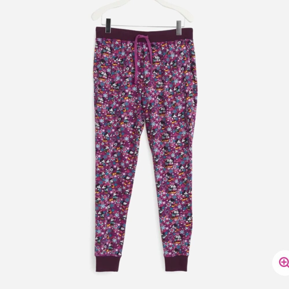 Vera Bradley Disney Banded Jogger Mickey and Minnie's Sweet Floral NWT